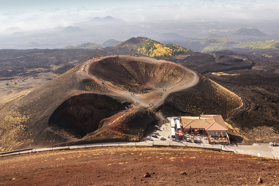 etna crater